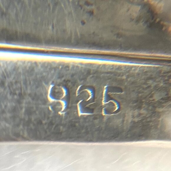 Solid Sterling Silver 925 Curved Textured Quarter Hoop Dangle Ball Post Earrings - Picture 9 of 16